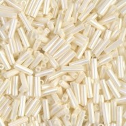 Miyuki Bugle 6mm Beads - Cream ceylon BGL2-594